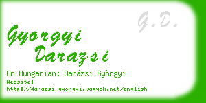 gyorgyi darazsi business card